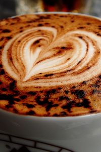 Preview wallpaper coffee, cappuccino, heart, skin