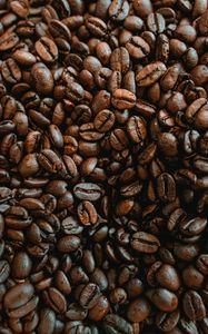 Preview wallpaper coffee, coffee beans, pattern