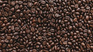 Preview wallpaper coffee, coffee beans, roasted, brown, dark