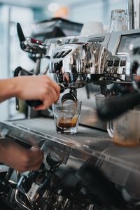 Preview wallpaper coffee, coffee machine, hands, apparatus