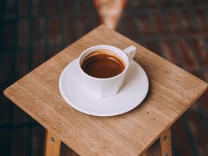 Preview wallpaper coffee, cup, chair, drink