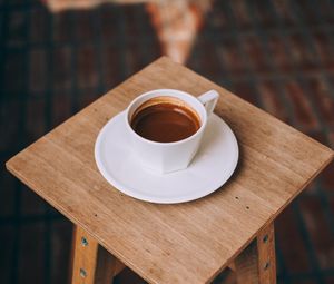 Preview wallpaper coffee, cup, chair, drink