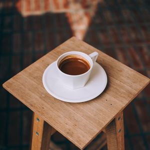 Preview wallpaper coffee, cup, chair, drink