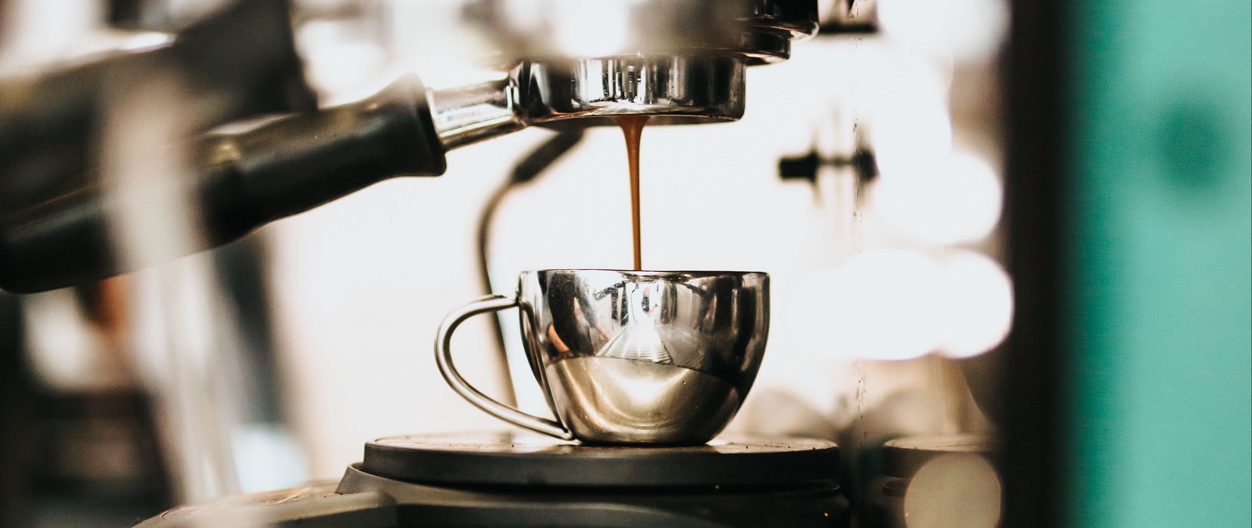 Download wallpaper 2560x1080 coffee, cup, coffeemaker, drink dual wide