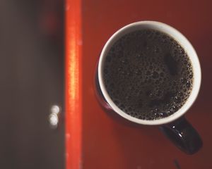 Preview wallpaper coffee, cup, drink, bubbles
