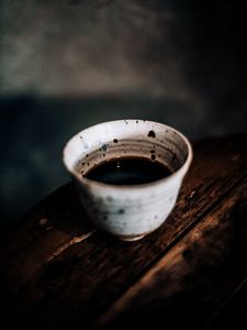 Preview wallpaper coffee, cup, drink, blur