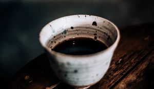 Preview wallpaper coffee, cup, drink, blur