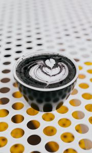Preview wallpaper coffee, cup, drink, foam