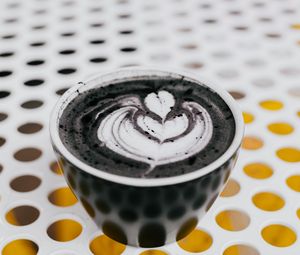 Preview wallpaper coffee, cup, drink, foam