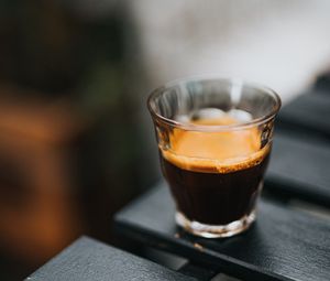 Preview wallpaper coffee, cup, drink, wooden, blur