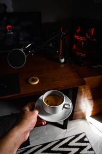 Preview wallpaper coffee, cup, drink, hand
