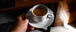 Preview wallpaper coffee, cup, drink, hand