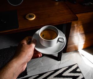 Preview wallpaper coffee, cup, drink, hand