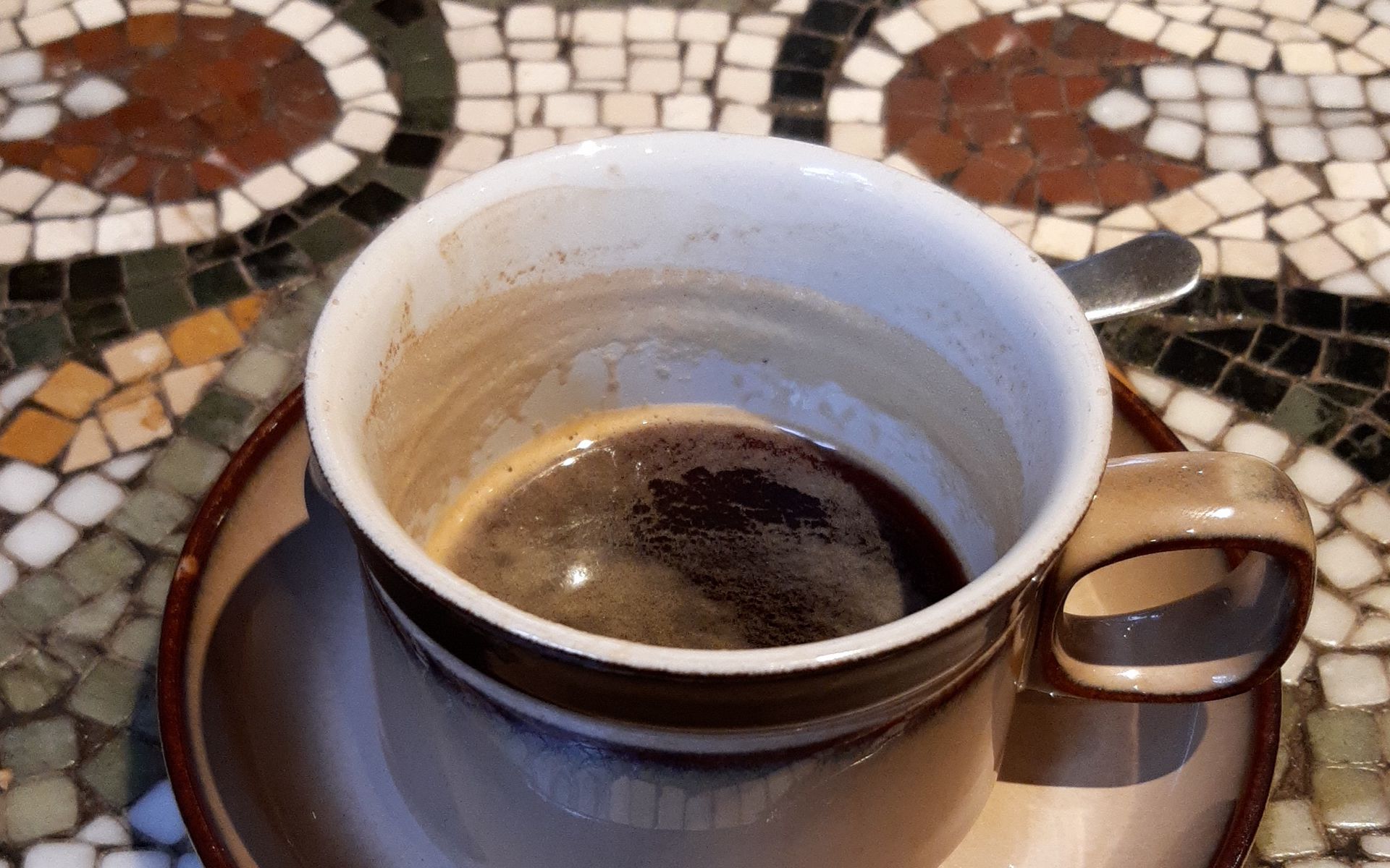 Download wallpaper 1920x1200 coffee, cup, drink, mosaic widescreen 16: