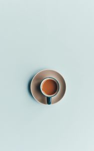 Preview wallpaper coffee, cup, minimalism