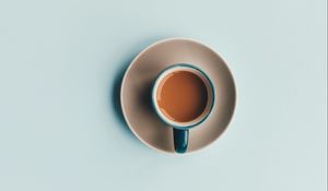 Preview wallpaper coffee, cup, minimalism