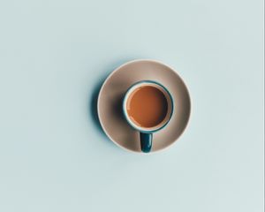 Preview wallpaper coffee, cup, minimalism