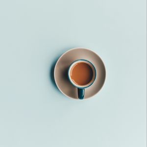 Preview wallpaper coffee, cup, minimalism