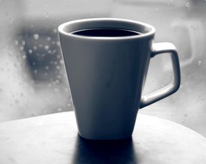 Preview wallpaper coffee cup, mood, depression