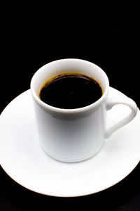 Preview wallpaper coffee, cup, white, black, minimalism