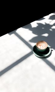 Preview wallpaper coffee, drink, cup, shadow