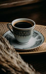 Preview wallpaper coffee, drink, cup, bouquet