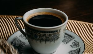 Preview wallpaper coffee, drink, cup, bouquet