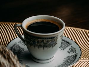 Preview wallpaper coffee, drink, cup, bouquet