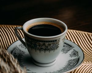 Preview wallpaper coffee, drink, cup, bouquet