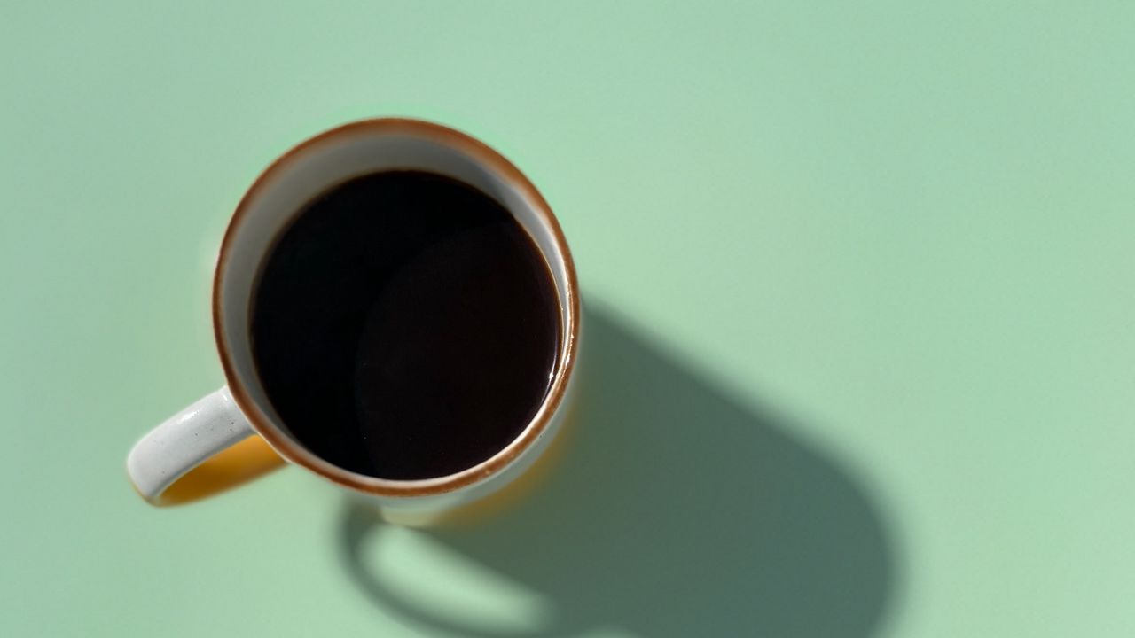 Wallpaper coffee, drink, cup, minimalism