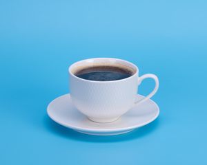 Preview wallpaper coffee, drink, cup, blue