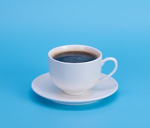 Preview wallpaper coffee, drink, cup, blue