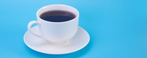 Preview wallpaper coffee, drink, cup, saucer, blue