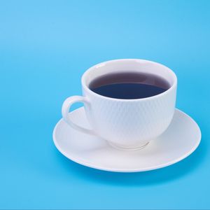 Preview wallpaper coffee, drink, cup, saucer, blue