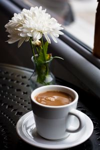 Preview wallpaper coffee, drink, cup, flowers