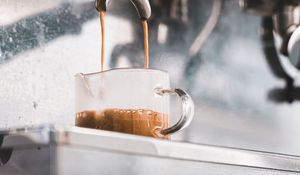 Preview wallpaper coffee, drink, glass, coffee machine