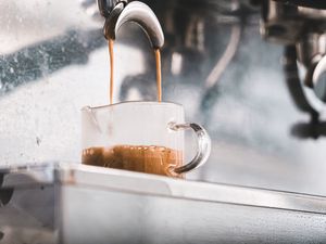 Preview wallpaper coffee, drink, glass, coffee machine