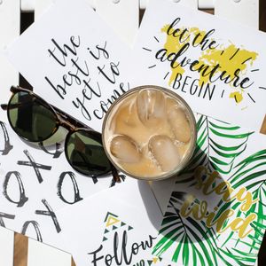 Preview wallpaper coffee, drink, ice, glass, sunglasses, summer