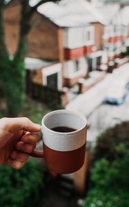 Preview wallpaper coffee, drink, mug, breakfast, hand