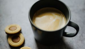 Preview wallpaper coffee, drink, mug, cookies
