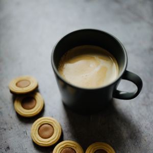 Preview wallpaper coffee, drink, mug, cookies