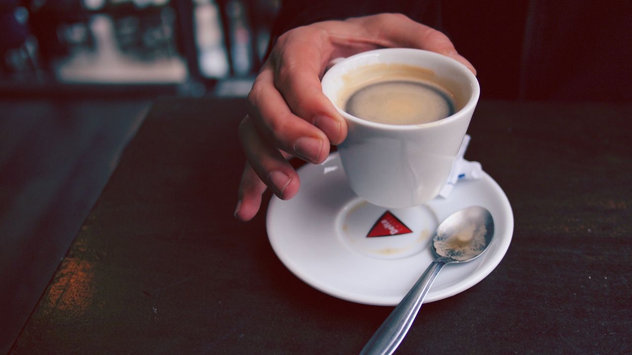 Wallpaper coffee, espresso, cup, hand