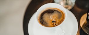 Preview wallpaper coffee, espresso, foam, cup, drink