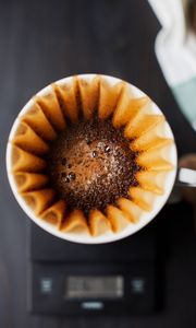Preview wallpaper coffee, filter, cup