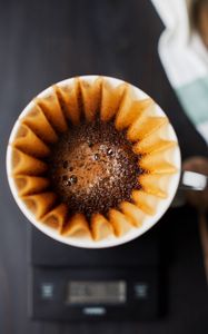 Preview wallpaper coffee, filter, cup