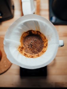 Preview wallpaper coffee, filter, cup, drink