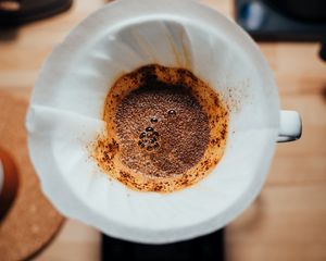 Preview wallpaper coffee, filter, cup, drink