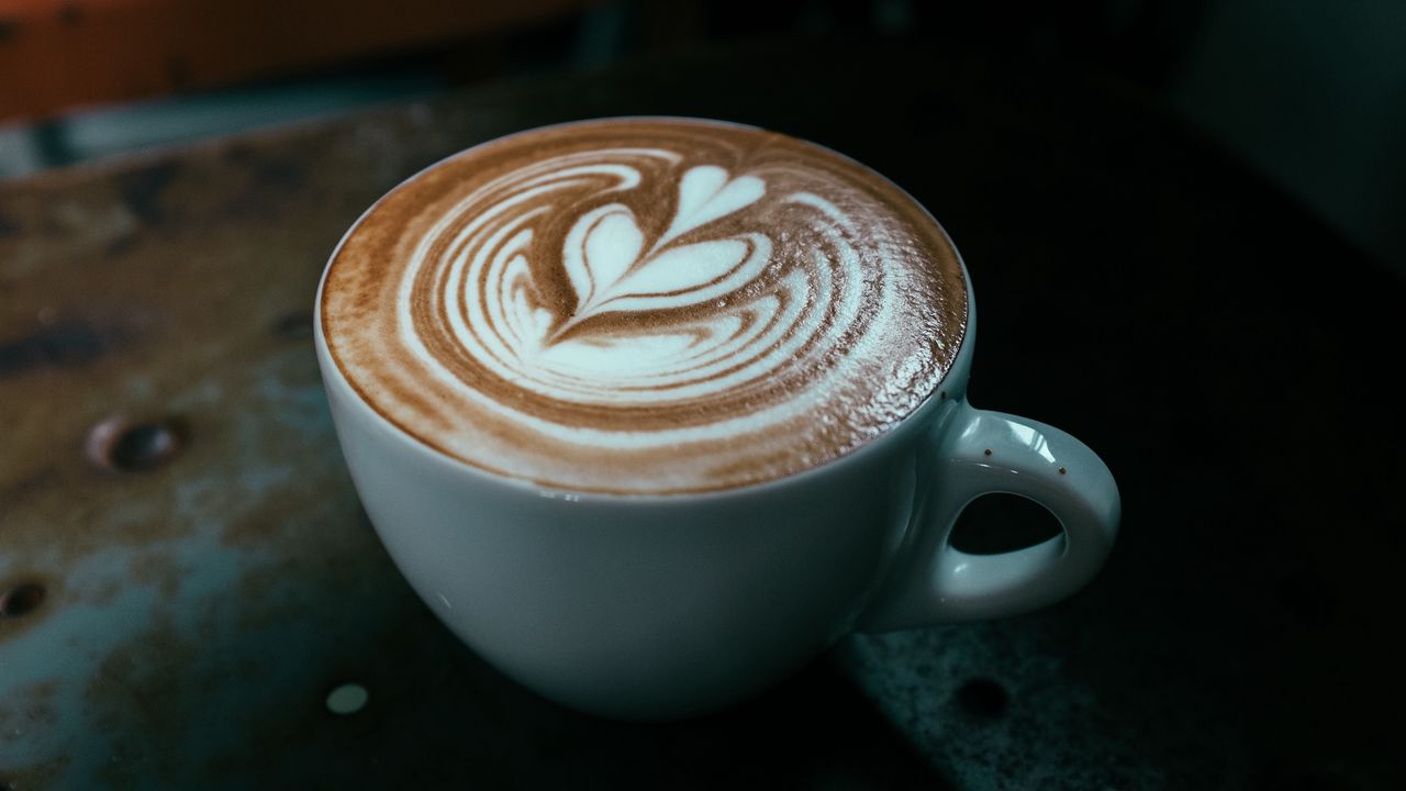 Wallpaper coffee, foam, cappuccino, cup, caffeine
