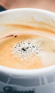 Preview wallpaper coffee, foam, cup
