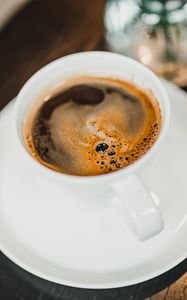 Preview wallpaper coffee, foam, cup, drink